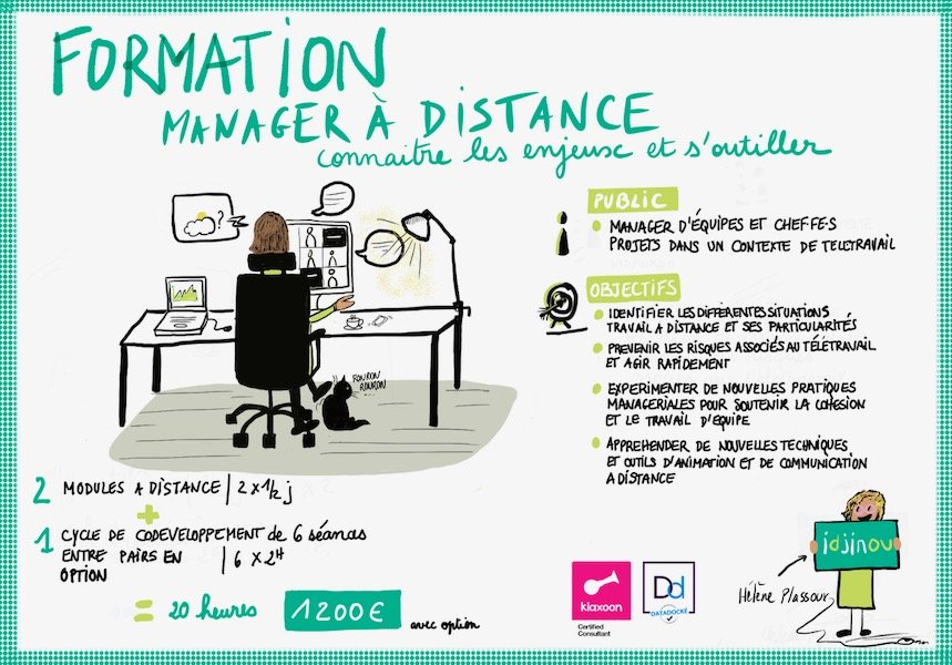 formation manager a distance en situation de télétravail